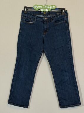 Lucky Brand Dark Indigo Sweet’ N Crop Jeans, size 10/30 (inseam 24 in)